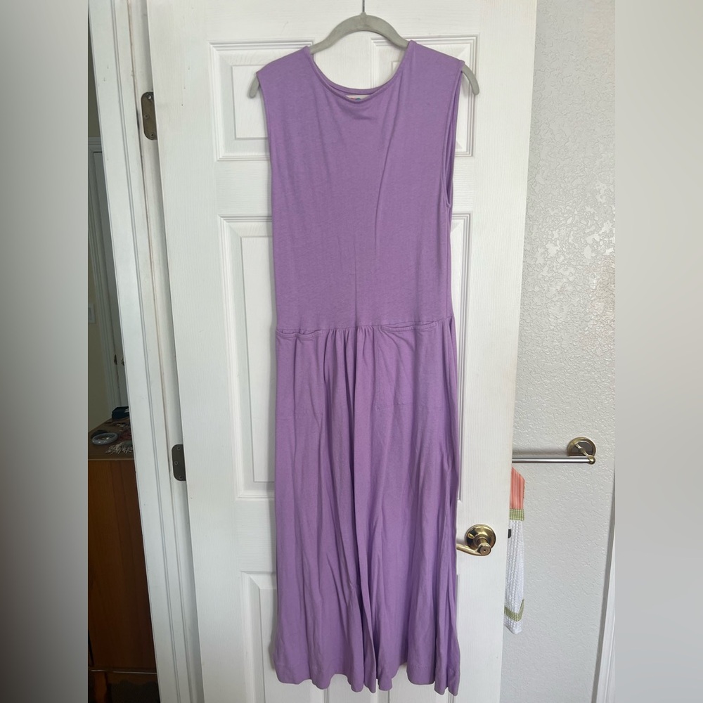Free People Sleeveless Purple Maxi Dress